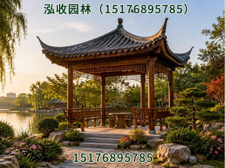 海南防腐木展示图